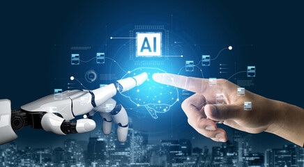 AI powers a neural network to process complex data streams, optimize learning models, and automate high-speed intelligent computing across networks Vouch