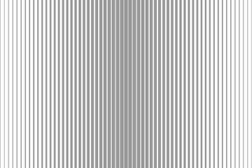 Obraz premium Vertical grey striped halftone gradation texture. Fading line gradient background. Parallel lines bg for overlay, print, cover, graphic design. Repeating pattern backdrop. Vector