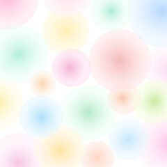 Spring Pastel Polka Dot Pattern Background (SVG)