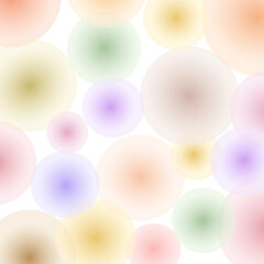 Warm Autumn Orange and Brown Polka Dot Pattern Background (SVG)