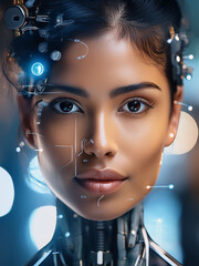 robotic woman