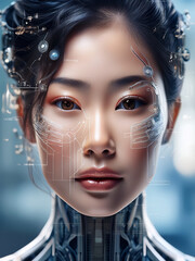 robotic woman
