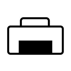 Bag vector, clip art, and symbol. Flat design of  bag concept and simple design