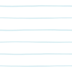 Square digital seamless pattern with light aqua blue stripes on white background. Minimal geometric tile suitable for wallpaper, wrapping paper, textile print, and modern product surface design.