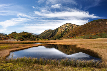 逆さ火打　火打山天狗の庭