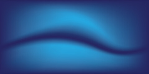 Simple Blue gradient studio room, abstract background pattern, walls and floor reflect neon lights. art