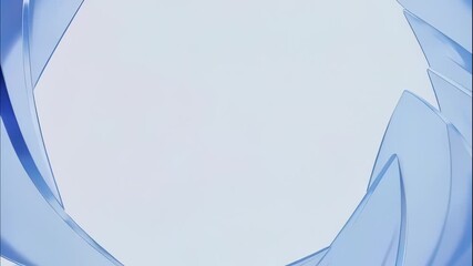 3D crystal shards rotating in holographic light with seamless loop and glowing refraction - Powered by Adobe