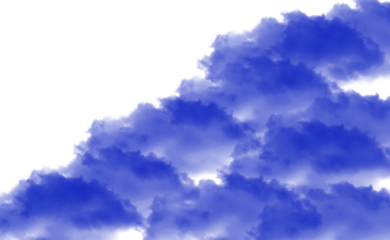 Abstract blue smoke swirling against a dark background