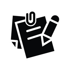  notebook glyph icon illustration vector graphic.eps