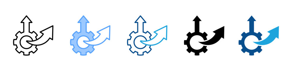 Development icon sheet multiple style collection