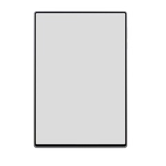 3D render of a modern digital tablet with blank white screen isolated on white background, minimalist design mockup for user interface, app presentation, fintech, Isolated on White.