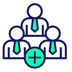 Team Management  Icon Element For Design