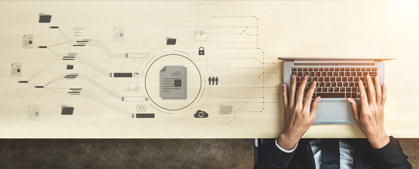 Digital document management system streamlines file access, document sharing, document tracking,...