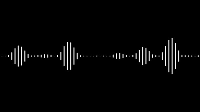 Audio Wave sound animation.
sound equalizer audio sound animated.black
background Audio waveform audio sound animation .