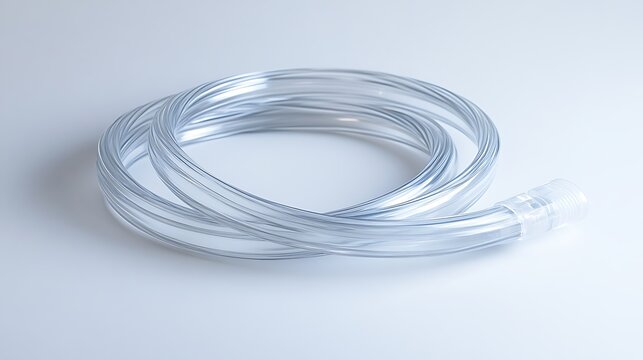 Clear plastic tubing coiled flexible pvc pipe transparent hose for plumbing and industrial applications 100cm