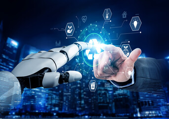 An AI assistant manages corporate sustainability initiatives and green energy consumption. This...