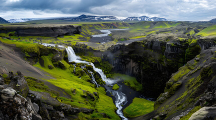 IcelandicWaterfallLandscape