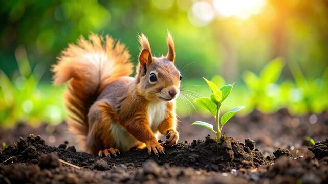squirrel in the park