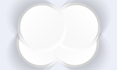 Abstract 3D room with set of realistic cylinders. Minimal scene for product display mockup presentation. Vector illustration