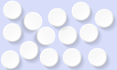 3d rendering podium illustration background