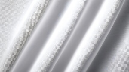 White Fabric Texture Close Up