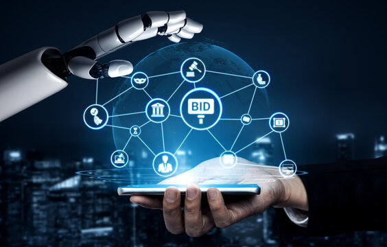 AI driven online auction platforms enable digital bidding, real-time pricing, and automated transactions to improve online commerce opportunities. Entice