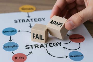 Adapt adapt business strategy fail strategy planning diagram adapt business strategy inspires resilience