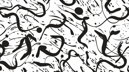 Fototapeta premium Padrão Abstrato de Tinta
