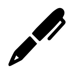 Pen symbol icon with transparent background for wedding event timeline
