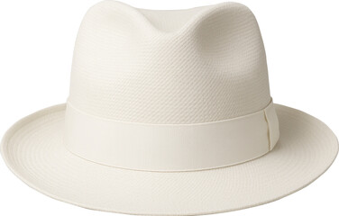 Christy's white hat front view