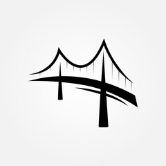 bridge icon symbol illustration vector eps10 logo template design pattern seamless bright minimal design flat design realistic style simple design modern design