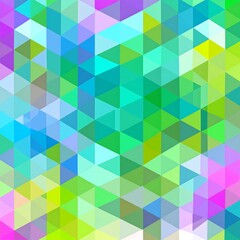 Vibrant geometric pattern of triangles
