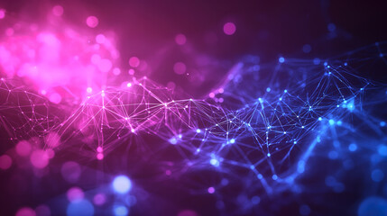 Obraz premium Glorious Minimalistic Wireframe Background Featuring Plexus Connections