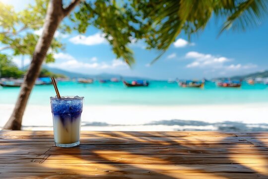 butterfly pee shake on the beach in Thailand