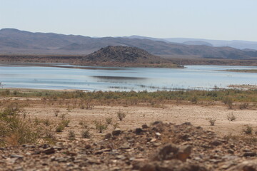 Barrage El Mansour Eddahbi, Ouarzazate Lake in Morocco
