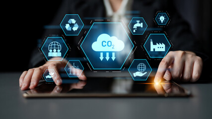 Carbon reduction at the center of sustainable strategies, including renewable energy, recycling,...