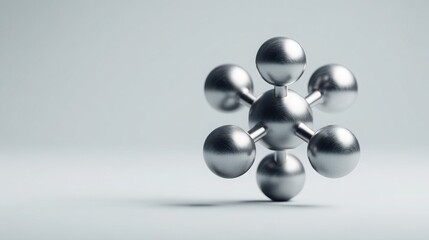 Dynamic collection of spheres representing adaptive strategy and conceptual core for innovative solutions and ideas