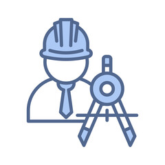 Architect Blue Icon