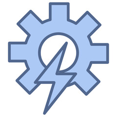 Electrical Blue Icon