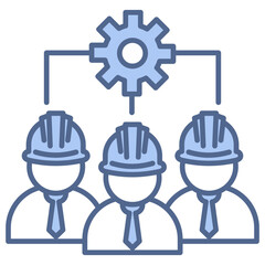 Engineers Blue Icon