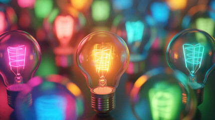 Light Bulbs as Symbols of Inspiration and Illumination