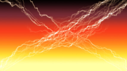 電気雷稲妻背景