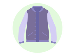 Jacket icon. Fashion symbol icon vector. Solid vector icons. Flat illustration concept.