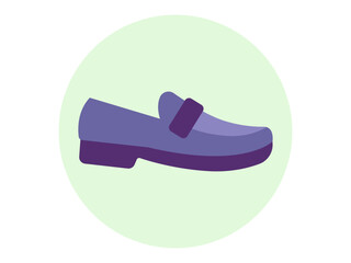 Loafers icon. Fashion symbol icon vector. Solid vector icons. Flat illustration concept.