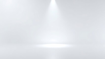 Futuristic white background with subtle geometric shapes, conveying a sleek sci-fi aesthetic.
