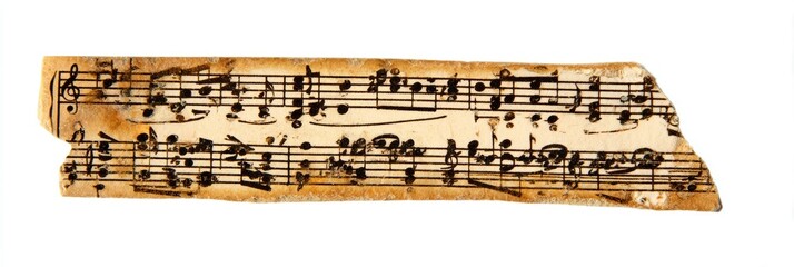 Sheet of music with notes on it