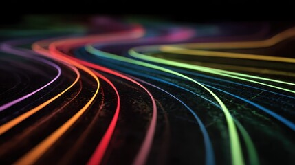 Colorful abstract lines pattern
