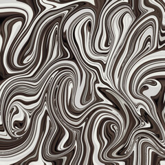 Black and white marble swirl pattern with elegant fluid movement and abstract organic flow. Golden keywords: marble, abstract, swirl, black, texture