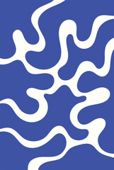 Design wall art poster liquid water
