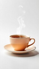 Steaming Cup of Tea Calming, Simple Image for Websites and Blogs ? Perfect for Tea, Cozy, and Honey-Related Content